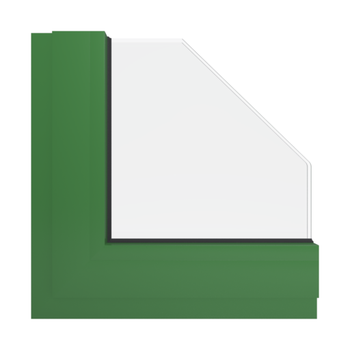 RAL 6011 Reseda green products facade-windows    