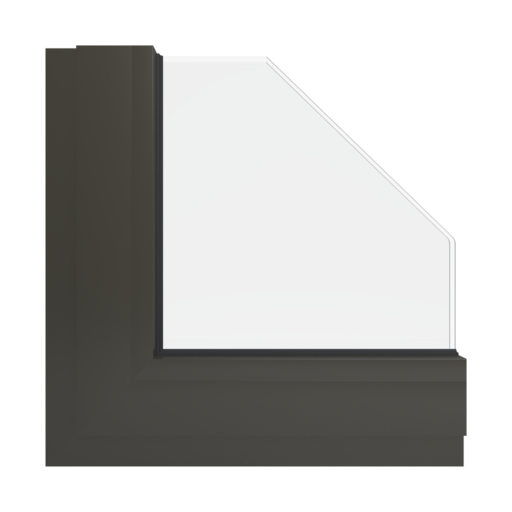 RAL 6022 Olive drab windows window-profiles aliplast panorama