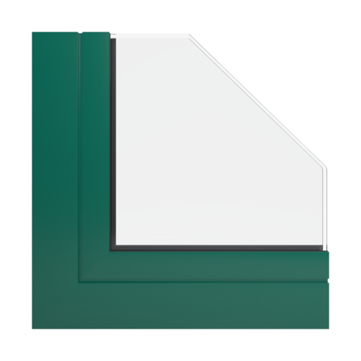 RAL 6035 Pearl green windows window-profiles aliplast imperial-i-plus