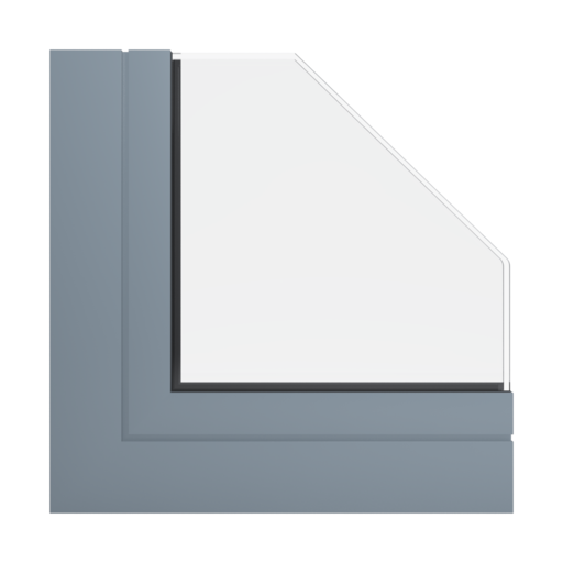 RAL 7001 Silver grey products facade-windows    