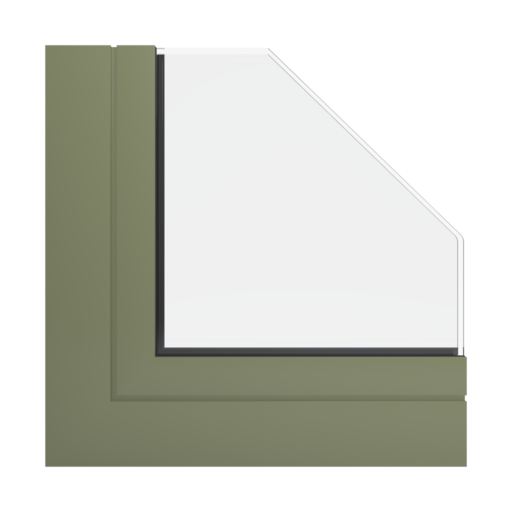 RAL 6013 Reed green windows window-colors deceuninck-colors 