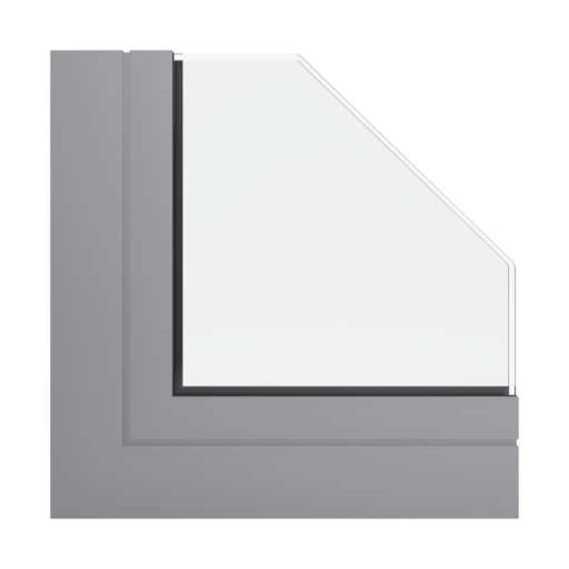 RAL 7036 Platinum grey windows window-profiles aliplast panorama