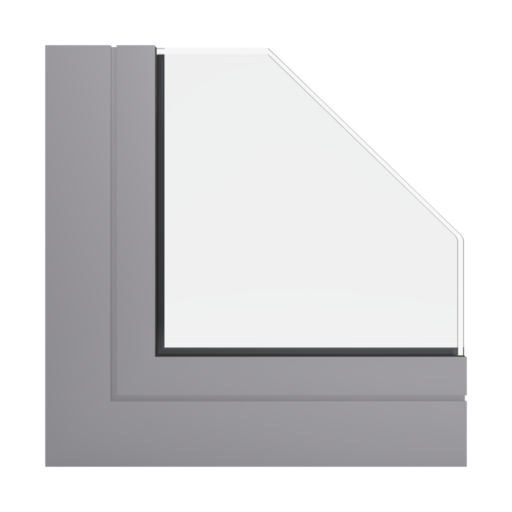 RAL 7036 Platinum grey windows window-profiles ponzio pe68