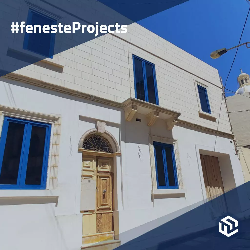 A sunny townhouse in Malta products aluminum-windows    